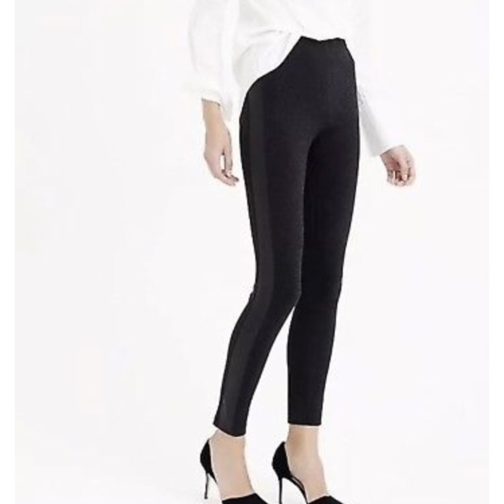 J. Crew Black Tuxedo Style Pixie Slim Pants